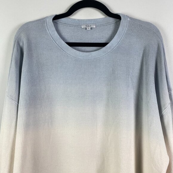 Rails Reeves Blue Mint Dip Dye Sweatshirt Size XL Pullover - Picture 2 of 12